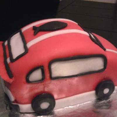 Christian Georgia Fan Car Cake