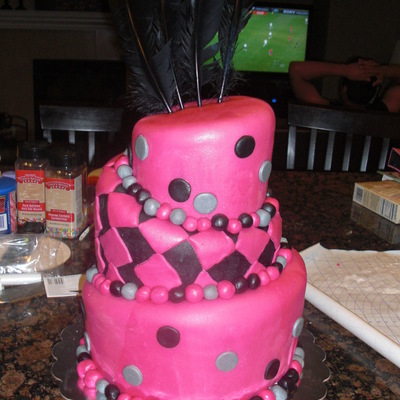 My First Topsy Turvy Cake!