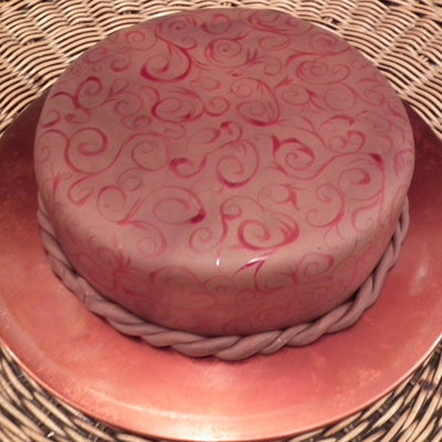 Hand Painted Scrollwork