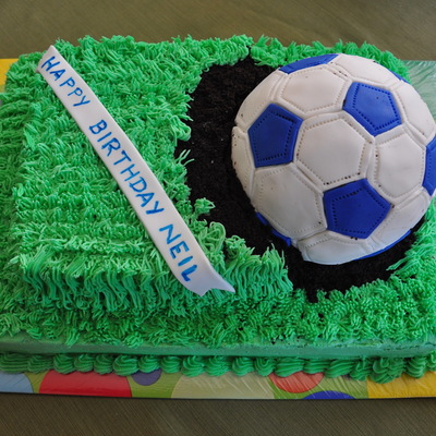 Soccer Ball Cake