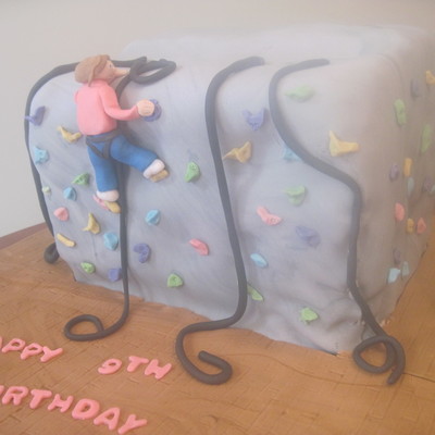 Rock Wall Cake