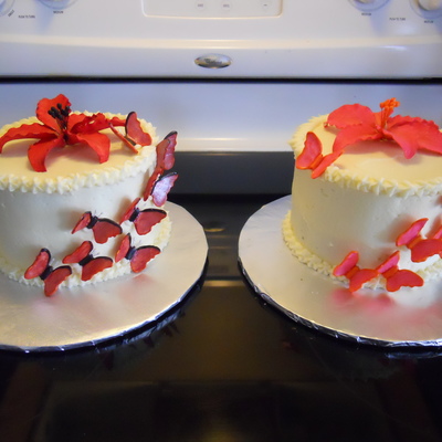 Mothers Day Butterfly Cake