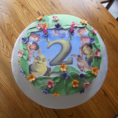 Shrek Cake