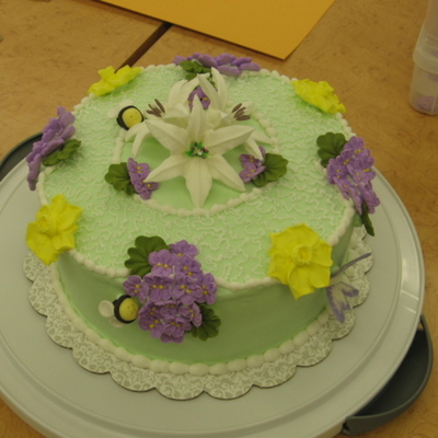 Flowers And Bumble Bee