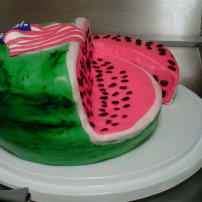 This Is My Second Fondant Cake.