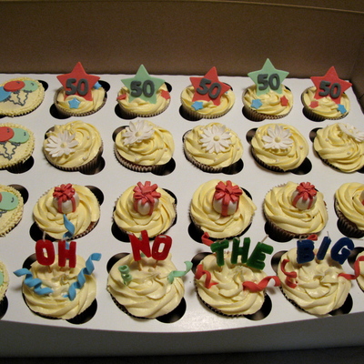 50Th Birthday Cupcakes