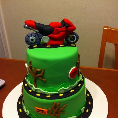 Ducati Motorcycle Cake