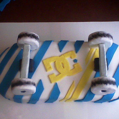 Dc Skateboard Cake