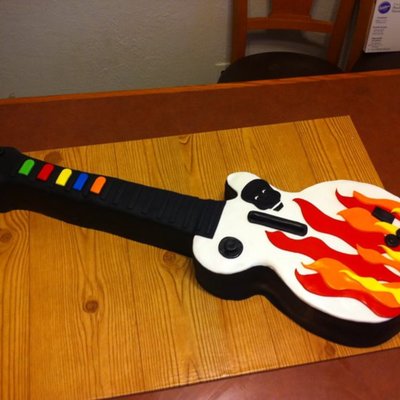 Guitar Hero Cake
