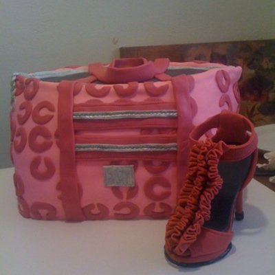 Pink Coach Purse