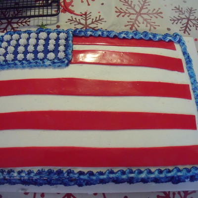 Flag Cake