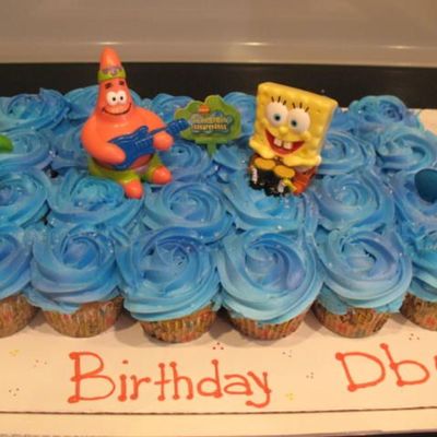 Sponge Bob Cupcakes