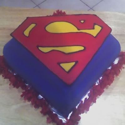 Superman Cake