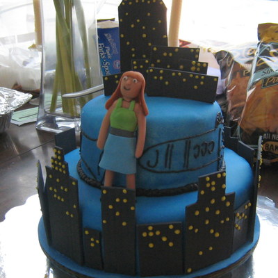 Nyc/music Birthday Cake