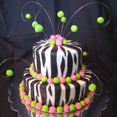 Zebra Print Birthday