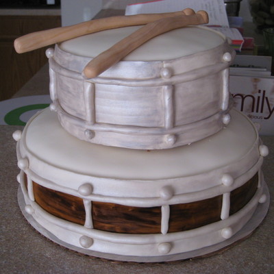 Snare Drum Cake