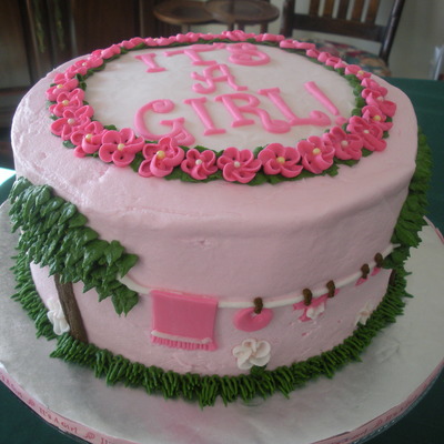 Clothesline Girl Shower