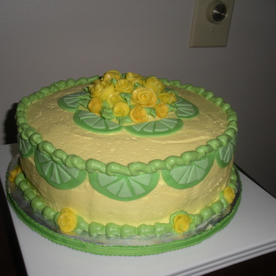 Key Lime With Starburst Flowers