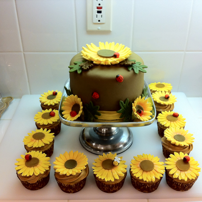 Sunflower Cupcakes
