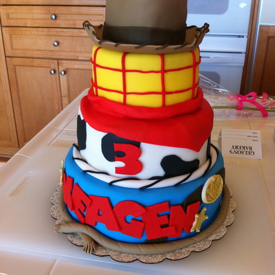 Toy Story Woody Cake