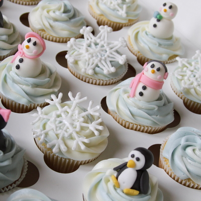 Winter Cupcakes