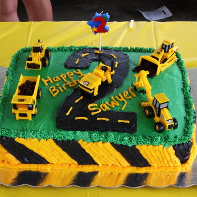 Construction Birthday Cake