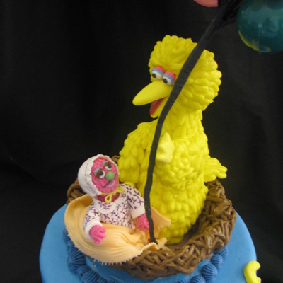Seasame Street Baby Shower Cake