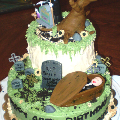 Birthday Cake For A Mortician