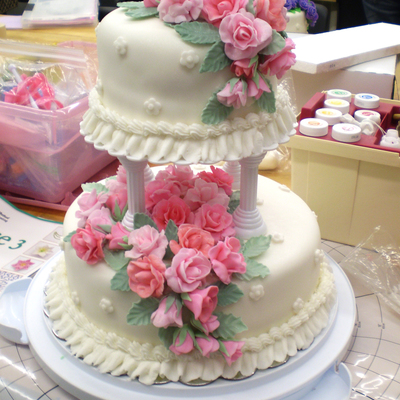 Two Tiered Final Cake For Course 3