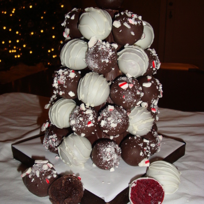 Small Cake Truffles Tree