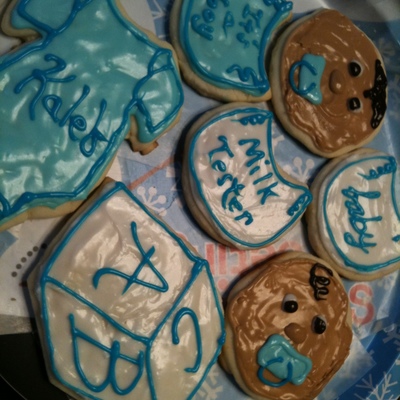 Boy Baby Shower Cookies