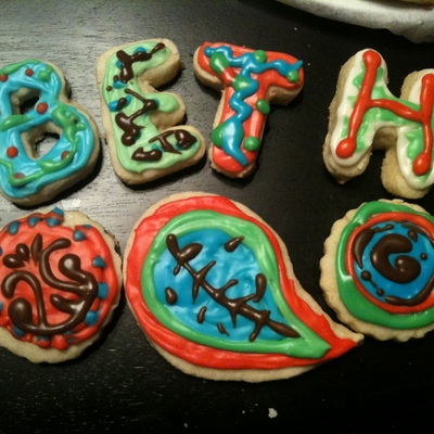 Paisley Print Cookies