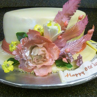 Sunday Church Hat Cake