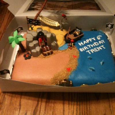 Pirate Birthday Cake