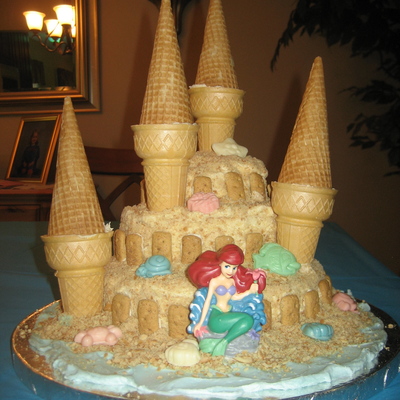 Sand Castle Cake