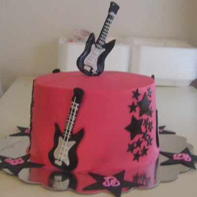 Guitar Cake
