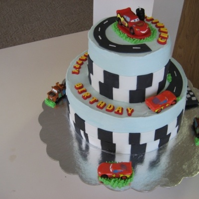 Car Theme Cake