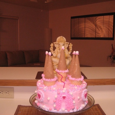 Princess Castle Cake
