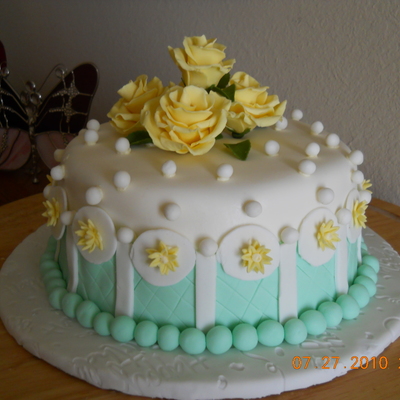 My Second Fondant Cake