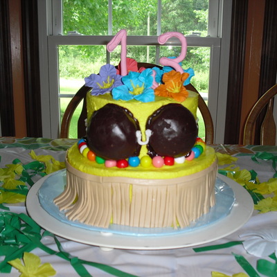 Luau Cake