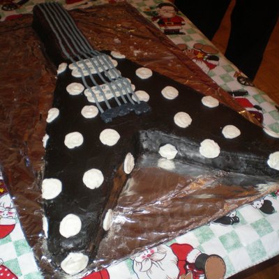Randy Rhoads' Guitar Cake