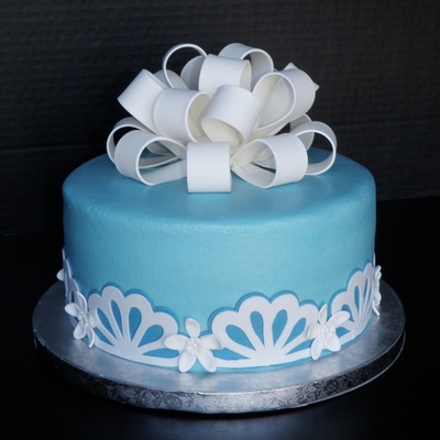 Blue Birthday Cake