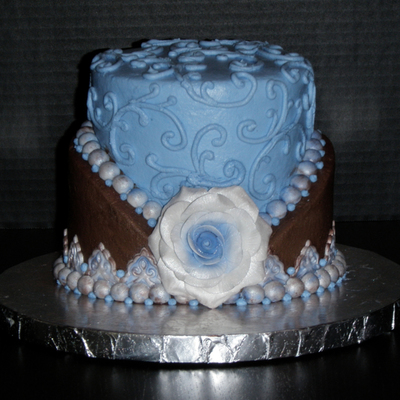 Blue Birthday Cake