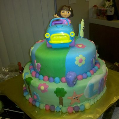 Dora Birthday Cake