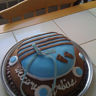 My Second Cake.....baby Shower