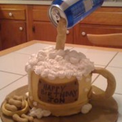Bud Light Pouring Into Mug