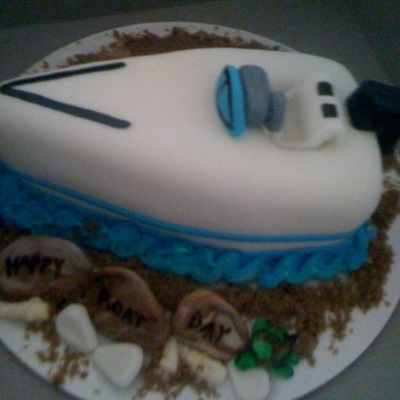 My First Boat Cake!