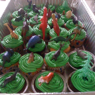 Dinosaur Cupcakes