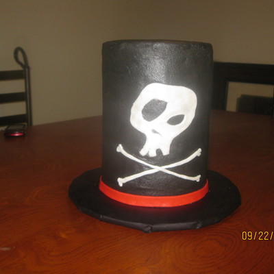 Top Hat Birthday Cake