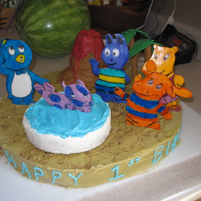 Backyardigans 1St Birthday Cake